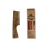 Jasavy Neem Wood Handle Combs Pack of 3