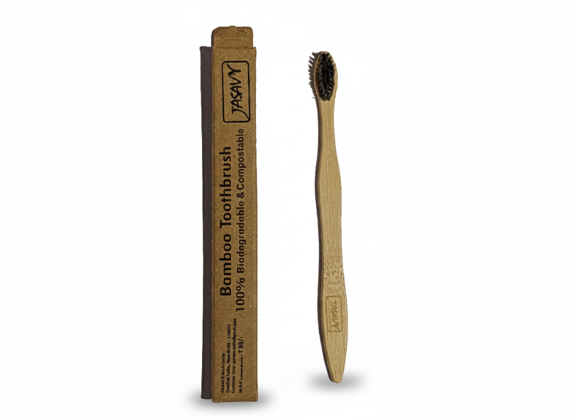 bamboo wooden toothbrush with charcoal bristle bamboo wooden toothbrush with charcoal bristle