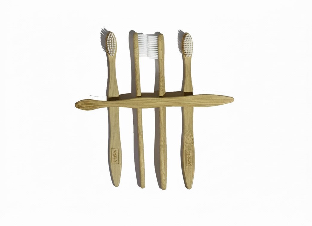 bamboo wooden toothbrush with white bristle (pack of 5) bamboo wooden toothbrush with white bristle (pack of 5)