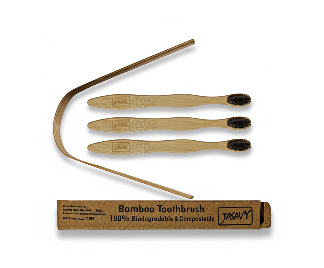 3-bamboo-wooden-toothbrush-with-charcoal-bristles-and-3-tongue-cleaner-combo-pack