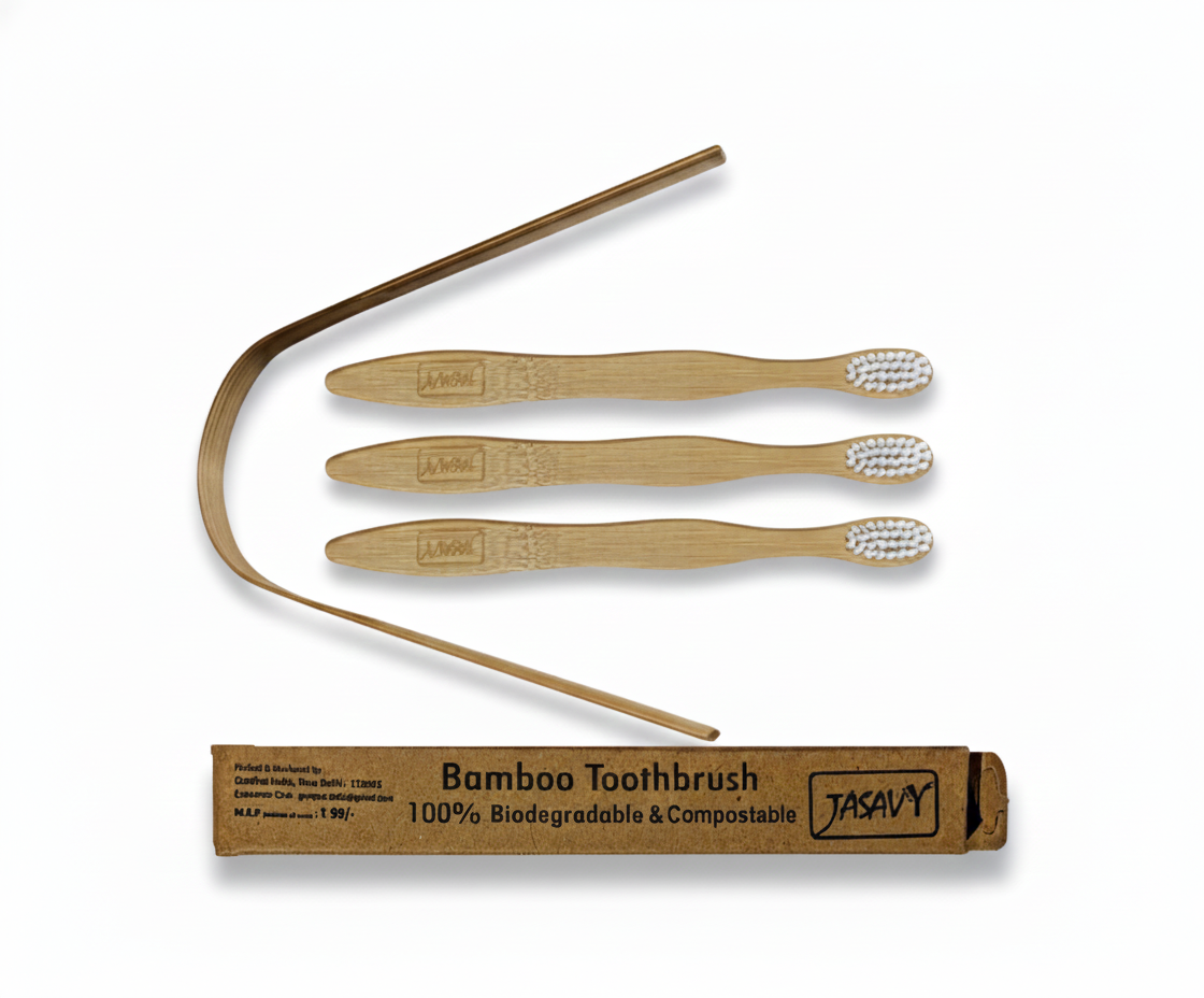 3-bamboo-wooden-toothbrush-with-white-bristles-and-3-tongue-cleaner-combo-pack