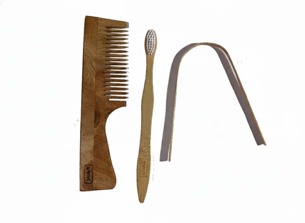 neem-wood-handle-comb-bamboo-wooden-toothbrush-with-white-bristles-and-tongue-cleaner-combo-pack